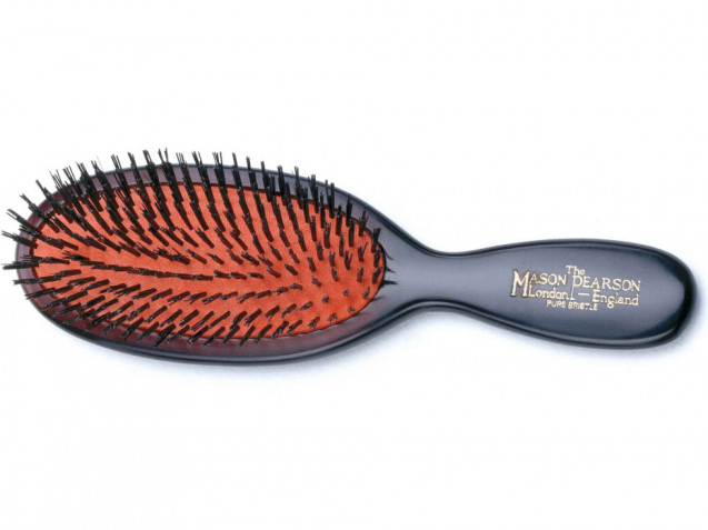 Natural bristle brush